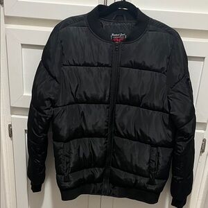 Men's Black Puffer Jacket